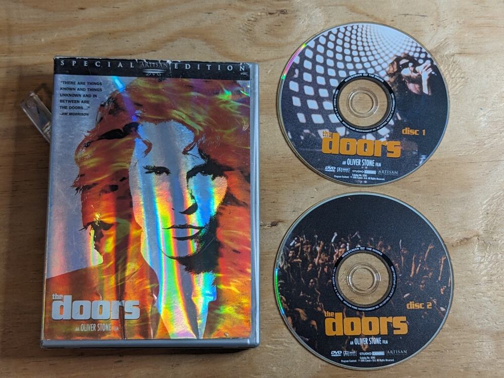 Val Kilmer THE DOORS Special Edition 2-DVD Billy Idol MEG RYAN Billy Idol